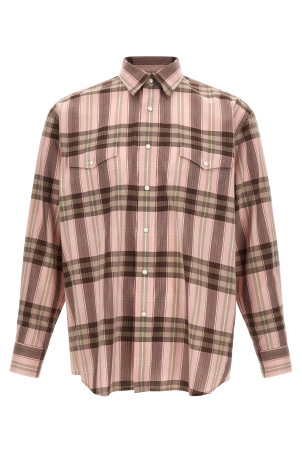 Cotton and silk shirt Pink