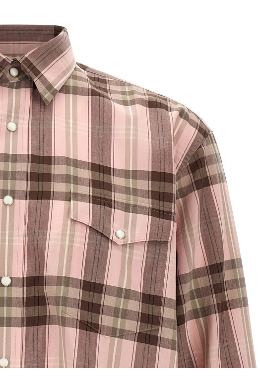 Cotton and silk shirt Pink
