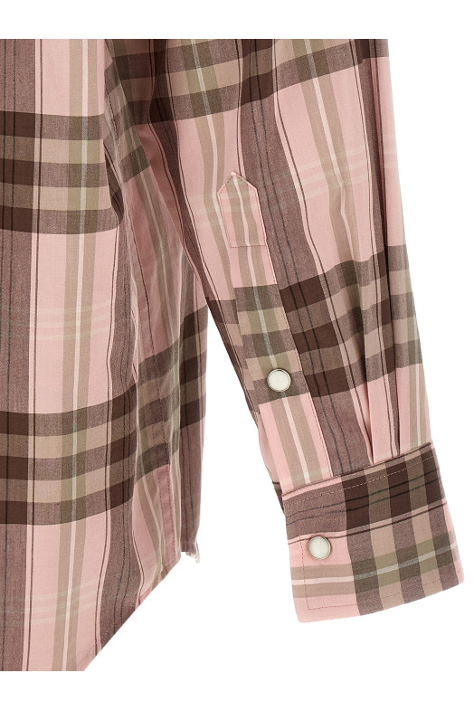 Cotton and silk shirt Pink