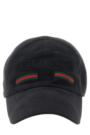 'Gucci Web - Incrocio GG' cap Black