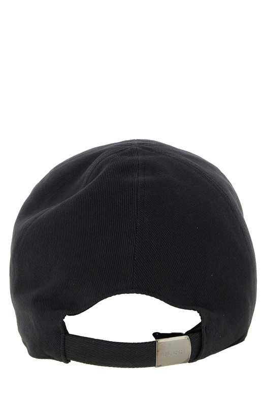 'Gucci Web - Incrocio GG' cap Black