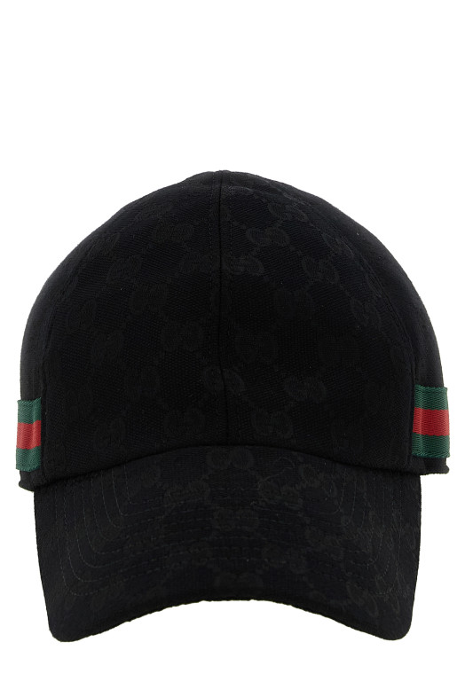 Кепка из ткани GG, чёрная GUCCI 8726324HBJP1066