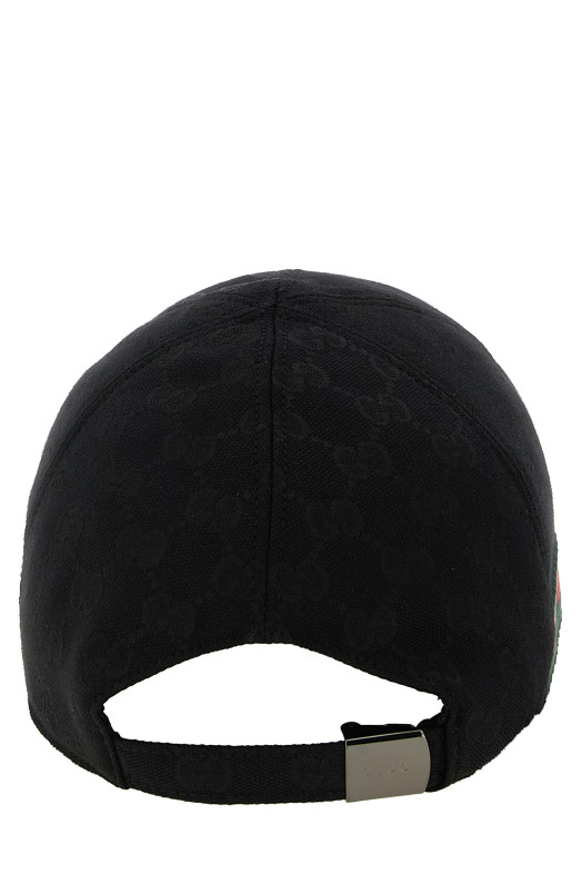 Кепка из ткани GG, чёрная GUCCI 8726324HBJP1066