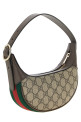 'Ophidia' small shoulder bag Beige