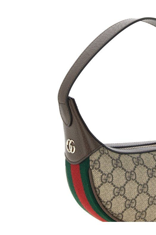 'Ophidia' small shoulder bag Beige