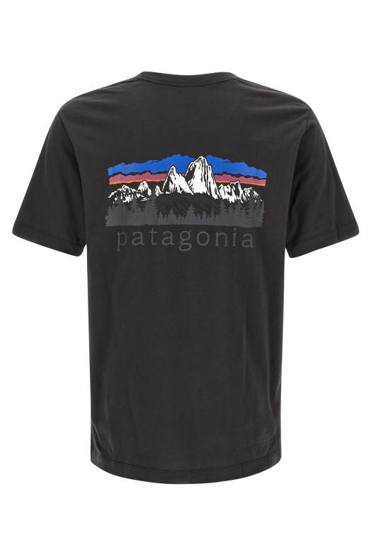 'Fitz Roy Foothills' T-shirt Black