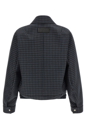 Check jacket Blue