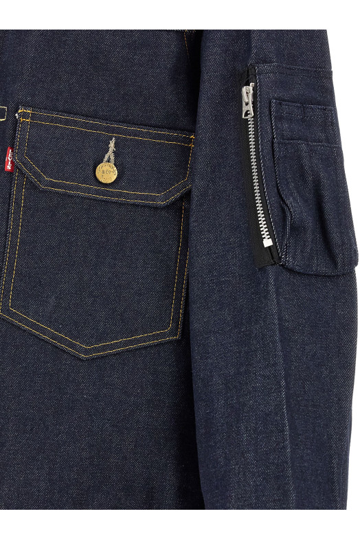 Куртка Levi's® x Sacai, синяя 2604006MINDIGO