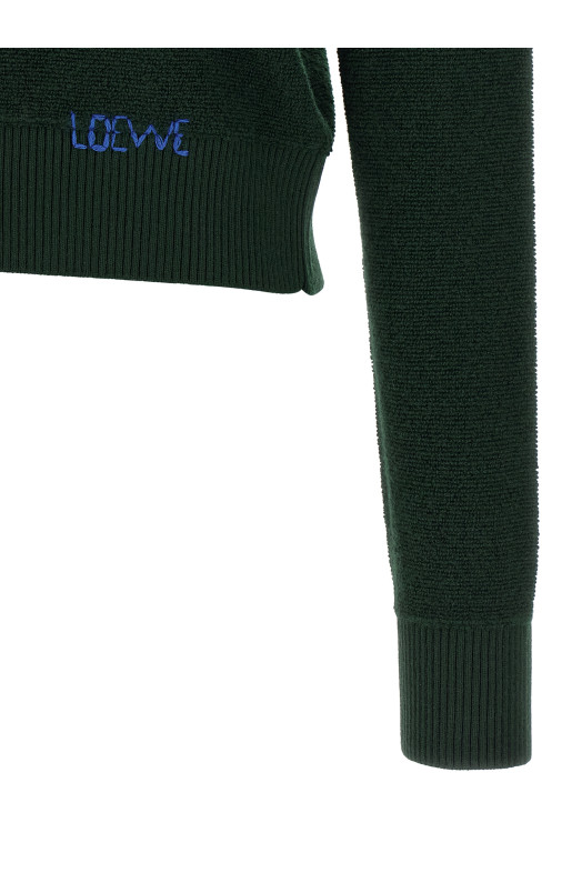 Embroidery sweater Green