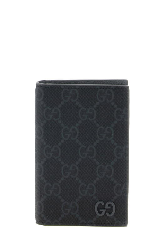 GG Supreme — длинный чехол для карт, черный GUCCI 768249FACQC1048