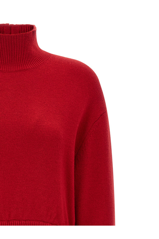 Платье с высоким воротником, красное POLO RALPH LAUREN 211B32168002