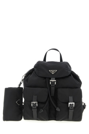 Рюкзак Re-Nylon  Чорний PRADA 1BZ811VOTMRV44F0002