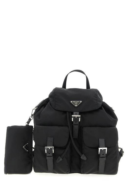 Рюкзак Re-Nylon  Черный PRADA 1BZ811VOTMRV44F0002