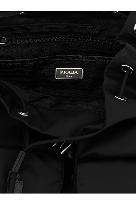 Рюкзак Re-Nylon  Черный PRADA 1BZ811VOTMRV44F0002