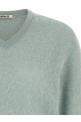 'Baby Suri Alpaca Sheer' sweater Green