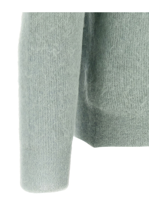 'Baby Suri Alpaca Sheer' sweater Green