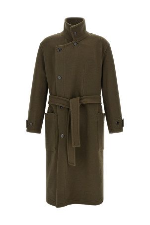 'Wrap' coat Green