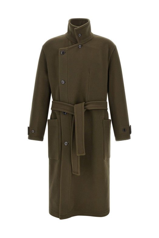 'Wrap' coat Green