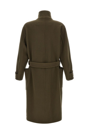 'Wrap' coat Green
