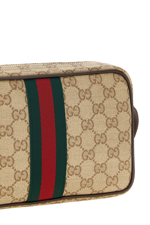 GG mini crossbody bag Beige