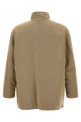 Wool and leather reversible jacket Multicolor