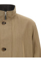 Wool and leather reversible jacket Multicolor