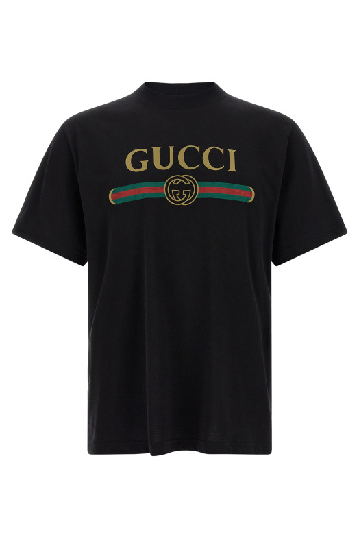 Silk jersey t-shirt Black