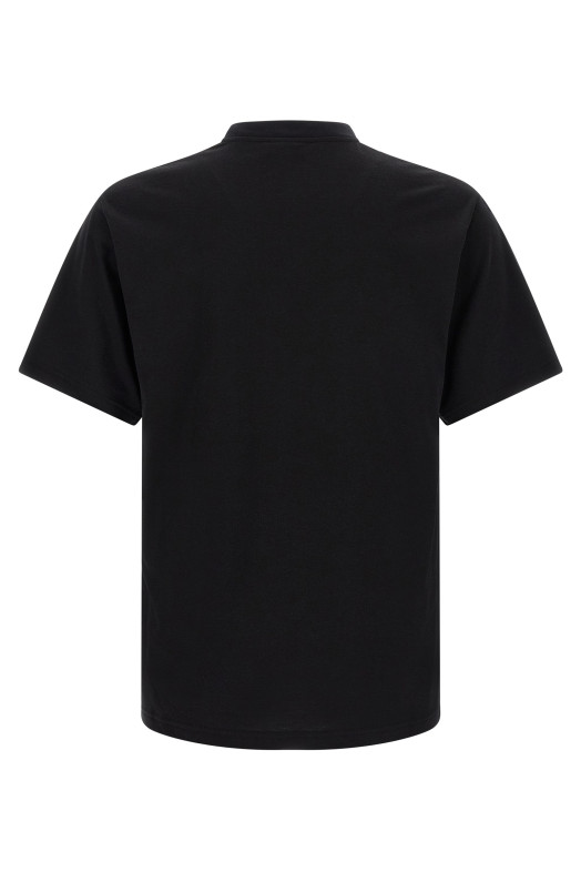 Silk jersey t-shirt Black