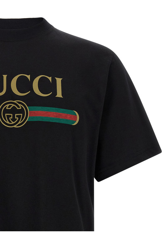 Silk jersey t-shirt Black