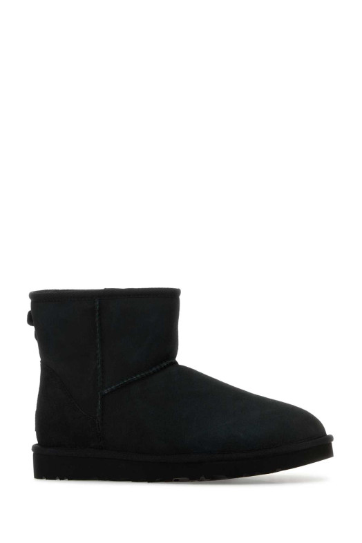 Black suede Classic Mini II ankle boots Black UGG (1002072)