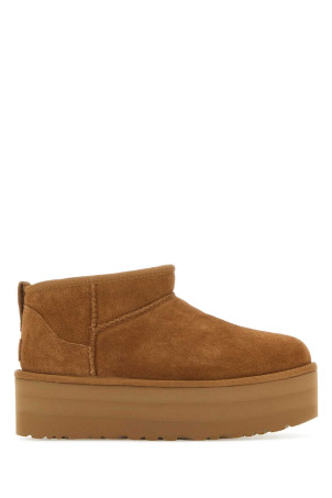 Biscuit suede Classic Ultra Mini Platform ankle boots UGG (1135092)
