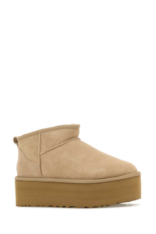 Sand suede Classic Ultra Mini Platform ankle boots UGG (1135092)