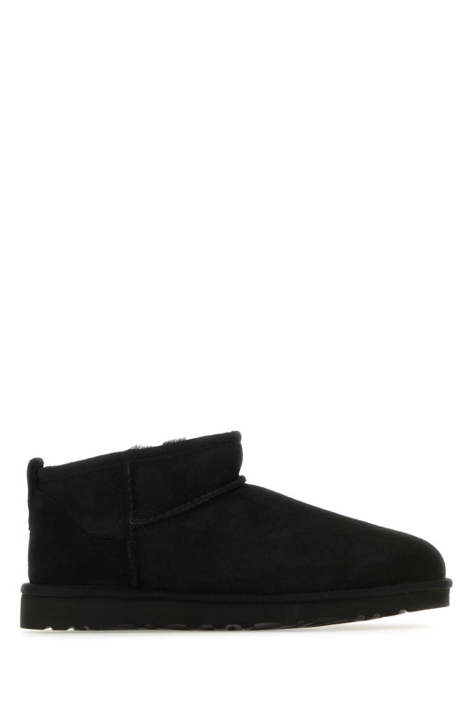 Black suede Classic Ultra Mini ankle boots Black UGG (1137391)