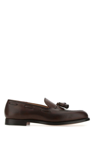 Chocolate leather Cavendish 2 loafers CROCKETT&JONES (29376AB02L1)