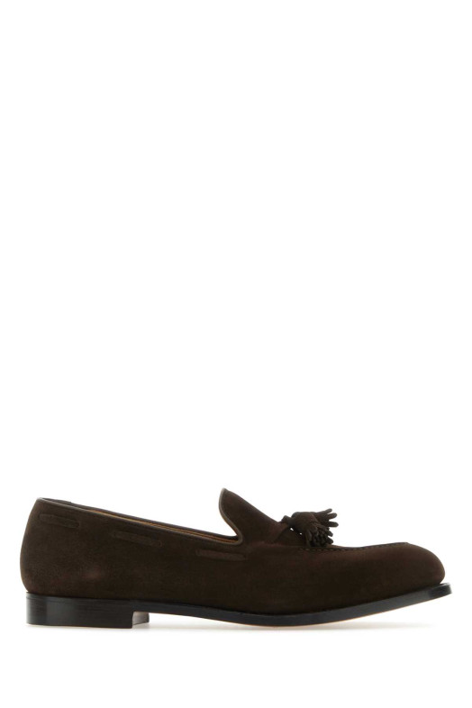 Chocolate suede Cavendish 2 loafers CROCKETT&JONES (29376AJ02L1)