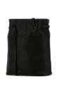 Черная кожаная сумка через плечо Black MIU MIU (5NF460AEFX)