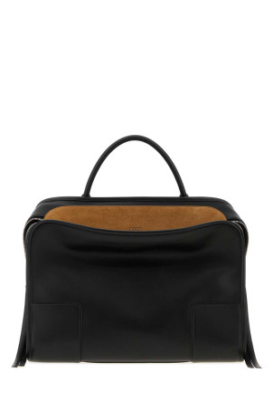 Black leather Amazona 180 X shopping bag Black LOEWE (B039AZLX01)