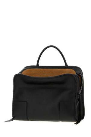 Black leather Amazona 180 X shopping bag Black LOEWE (B039AZLX01)