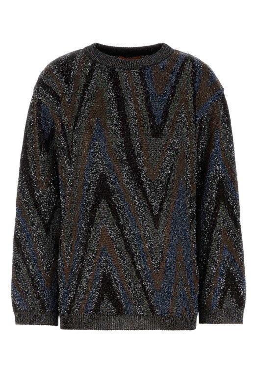 Embroidered nylon blend sweater MISSONI (DS26WN3HBK01LY)