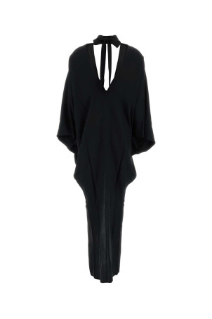 Black crepe kaftan Black TALLER MARMO (TMFA2612133)