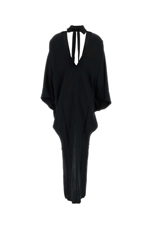Black crepe kaftan Black TALLER MARMO (TMFA2612133)