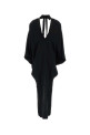 Black crepe kaftan Black TALLER MARMO (TMFA2612133)