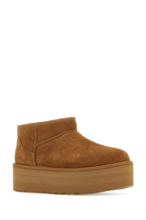 Biscuit suede Classic Ultra Mini Platform ankle boots UGG (1135092)