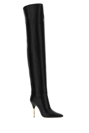 Black leather Deboot boots Black VALENTINO GARAVANI (9W0S0QJ3EVY)
