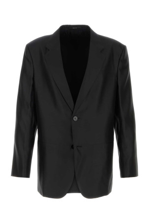 Black silk blazer GUCCI (A003MZZAVMT)
