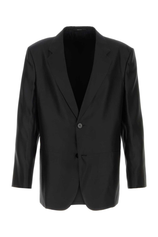 Black silk blazer GUCCI (A003MZZAVMT)