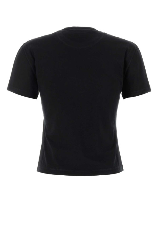 Black cotton blend t-shirt GUCCI (A009A5XJH6N)