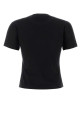 Black cotton blend t-shirt GUCCI (A009A5XJH6N)
