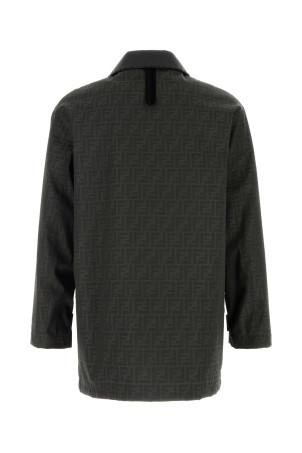 Embroidered canvas coat FENDI (FW1329ASCK)