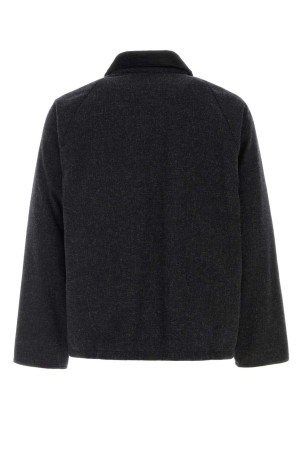 Charcoal wool Barbour x Paul Smith jacket BARBOUR X PAUL SMITH (MWO0318)